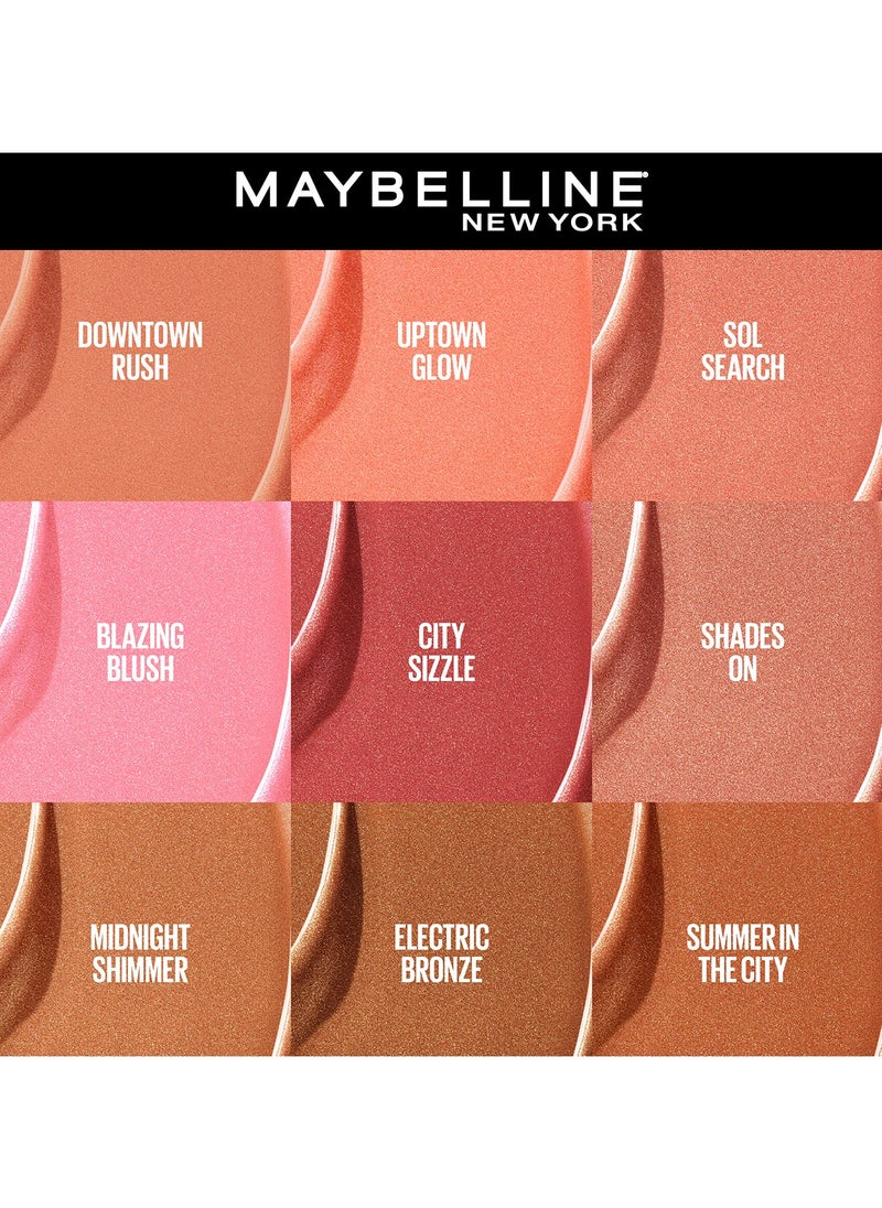 MAYBELLINE NEW YORK - Sunkisser Liquid Glow Blush With Vitamin E, 03 Sol Search - Image 1
