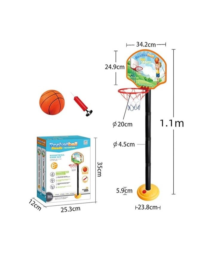 ALCOACH Basketball Hoop Portable & Adjustable Height Kids Playing Indoor Outdoor Games for Kids Fun Activities Educational Toys Sports Toys Gifs for Boys and Girls 5 to 10+ Years Old baby - 1 - Image 4