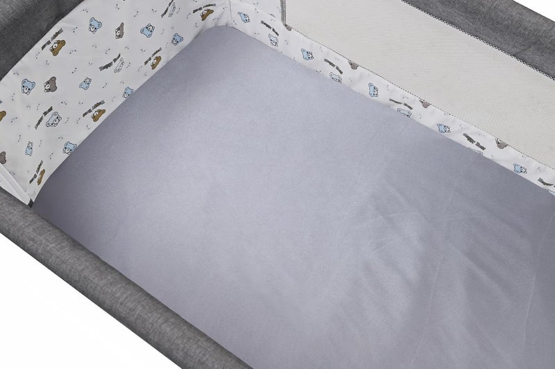 Tontukatu Satin Bassinet Sheet 3 Pack Great for Baby Hair Soft Silk Feeling Snug Fitted Cradle Sheets for Oval Rectangle Hourglass Bassinet Mattress Unisex Boy Girl GreenNavyGrey - Image 4