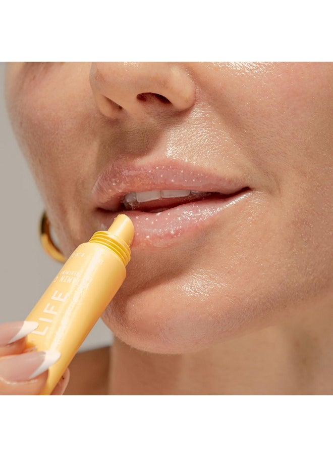 KOA LIFE Vitamin C Lip Treatment Nourishing Lip Balm Antiaging Repairs & Protects From Sun Damage Glossy All Natural Ingredients Citrus 10 G  - Image 4