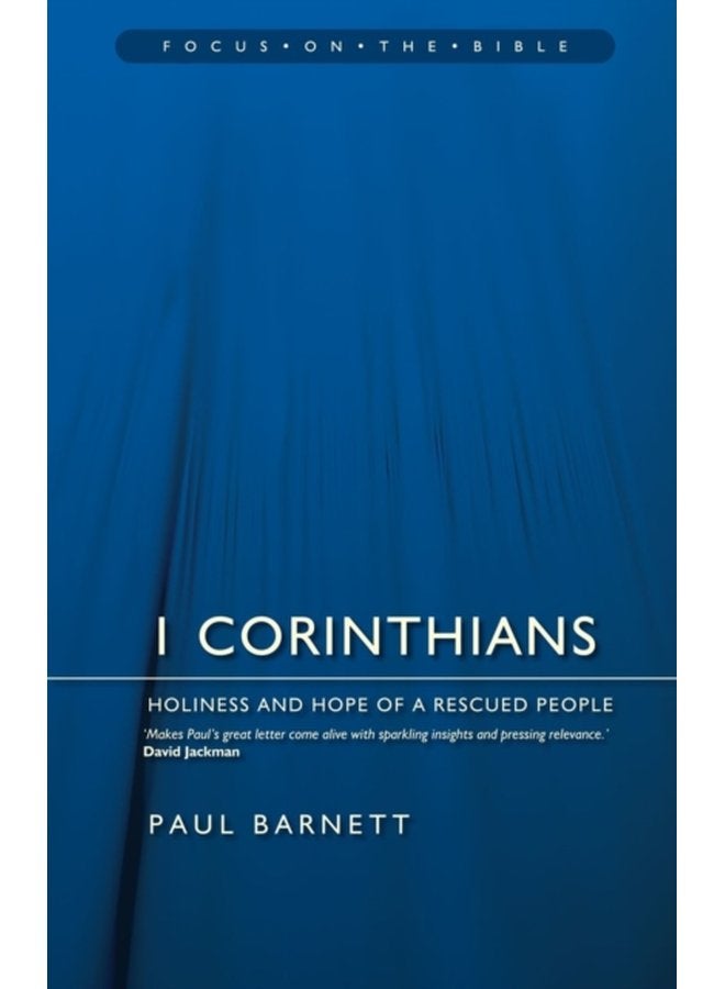 1 Corinthians Holiness and Hope of a Rescued People - Paperback