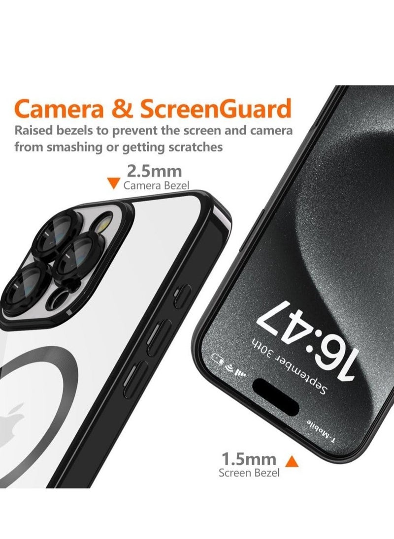 JAJEEK "New iPhone 16 Pro Case with MagSafe – Ultimate Shock Protection & Scratch Resistance (Shiny Black)" - Image 2