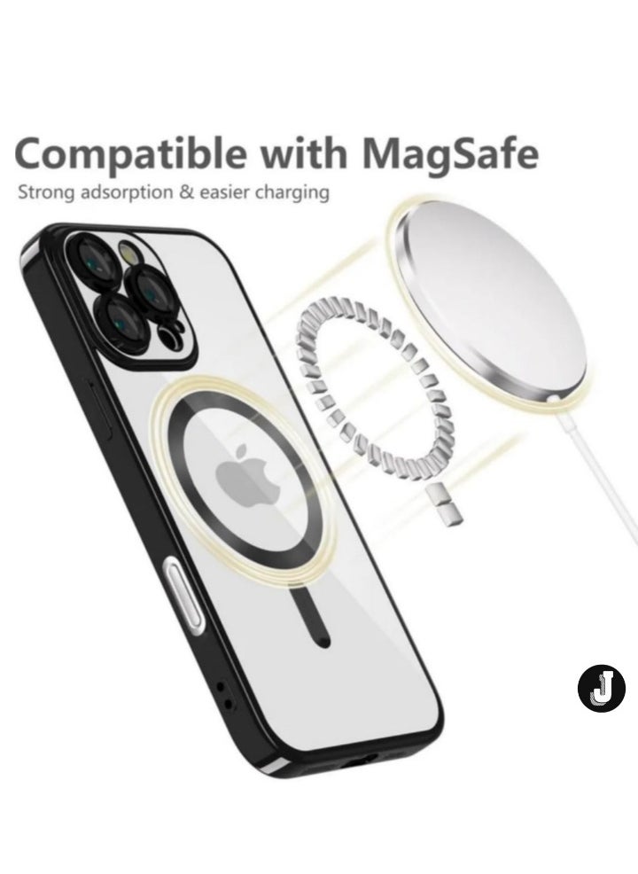 JAJEEK "New iPhone 16 Pro Case with MagSafe – Ultimate Shock Protection & Scratch Resistance (Shiny Black)" - Image 3