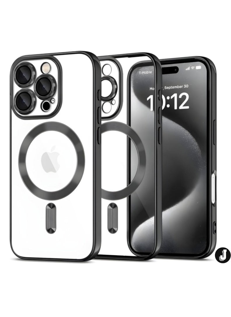 JAJEEK "New iPhone 16 Pro Case with MagSafe – Ultimate Shock Protection & Scratch Resistance (Shiny Black)" - Image 1