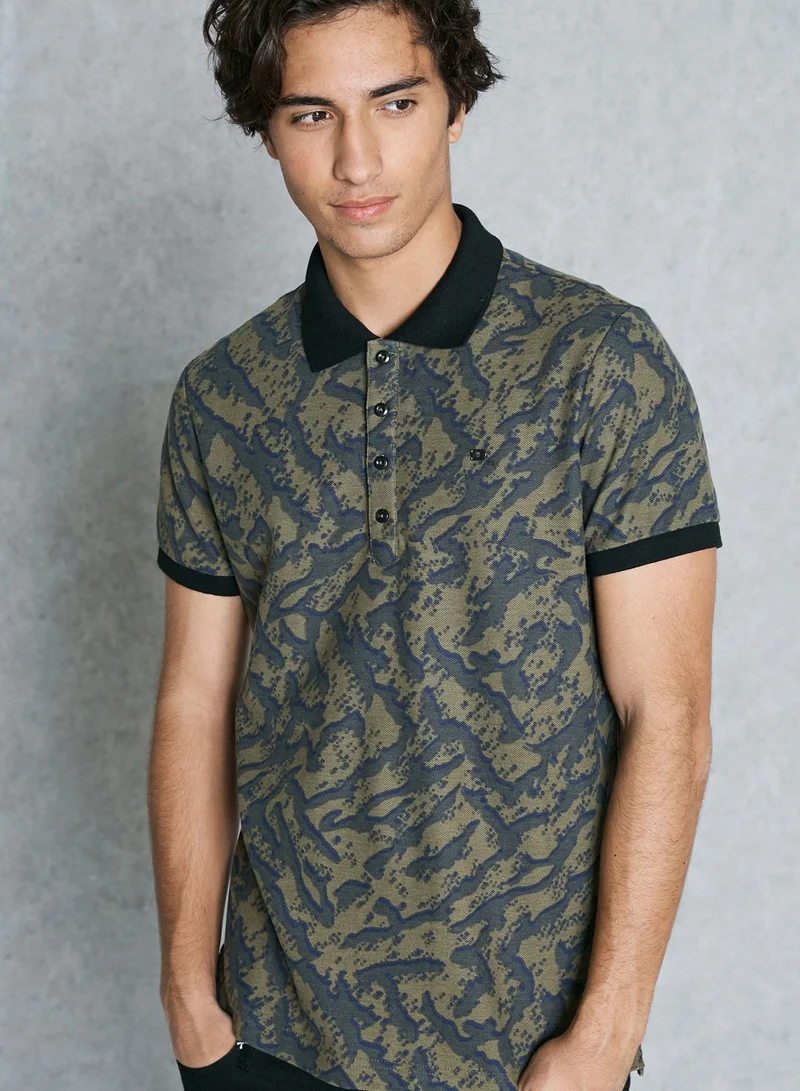 DIESEL Kain AOP Polo