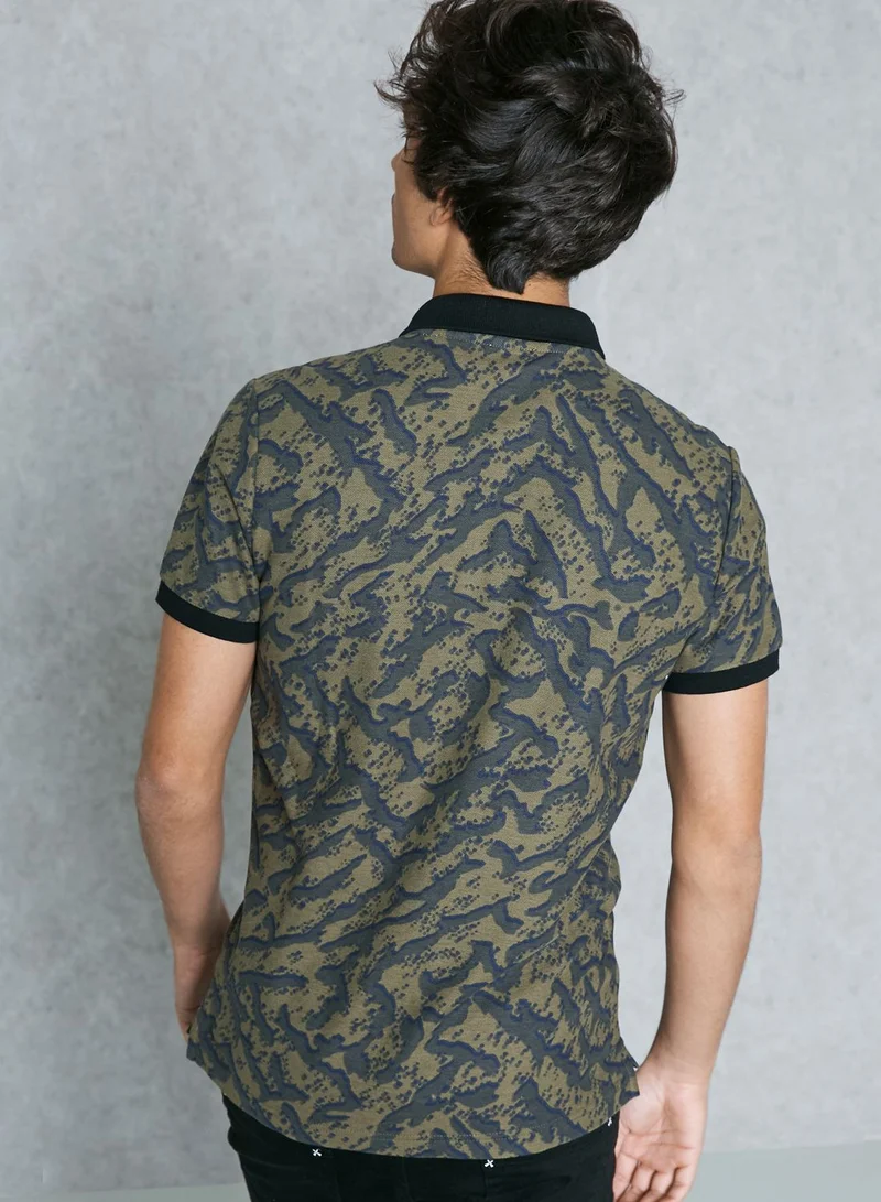 DIESEL Kain AOP Polo