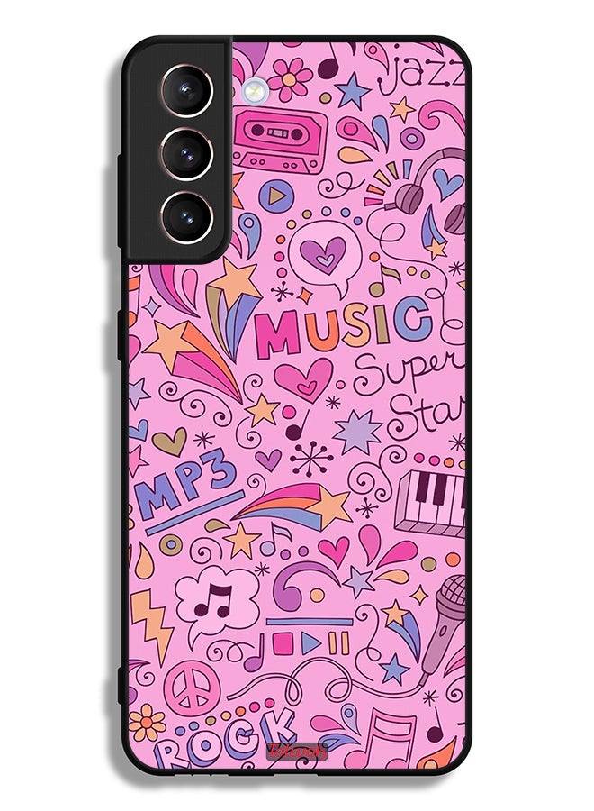 Tolwak Samsung Galaxy S21 Plus 5G Protective Case Cover Music Tags - Image 3