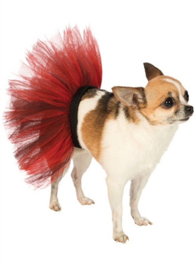 Rubie's Pet Costume Tutu, Red and Black, Medium/Large