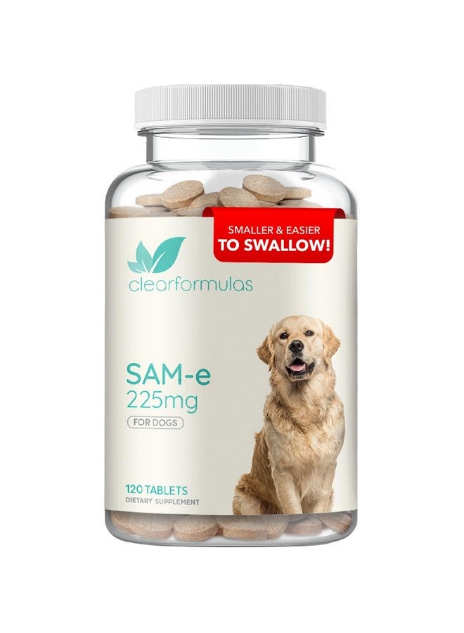ClearFormulas Liver Support for Dogs with SAM-e - Chewable SAM-e for Dogs Bone Mood Joint Brain and Liver Support Supplement with Easy Absorption 225mg S-Adenosyl-L-Methionine - Made in a cGMP US Lab (120 Tablets) - Image 1