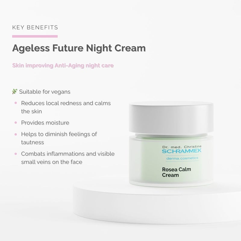 Dr. Schrammek Rosea Calm Cream - 50ml - Special Care for Sensitive and Reddened Skin with Vitamin C - Image 2