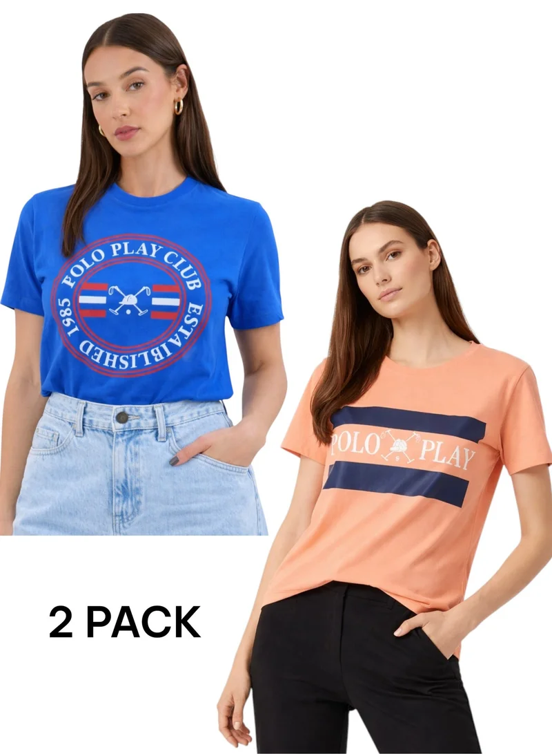 Polo Play Multipack Graphic Print T-Shirt for WOMEN