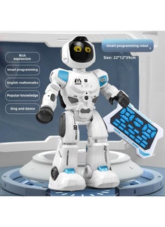 Generic Le Neng Programming Robot Dog Children's Toy Stunt Programming Simulation Will Go Will Call Electric Intelligent Remote Control Technology Dog-Color:K30 Programming Robot  - Image 1