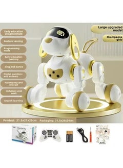 Generic Le Neng Programming Robot Dog Children's Toy Stunt Programming Simulation Will Go Will Call Electric Intelligent Remote Control Technology Dog-Color:K30 Programming Robot  - Image 4
