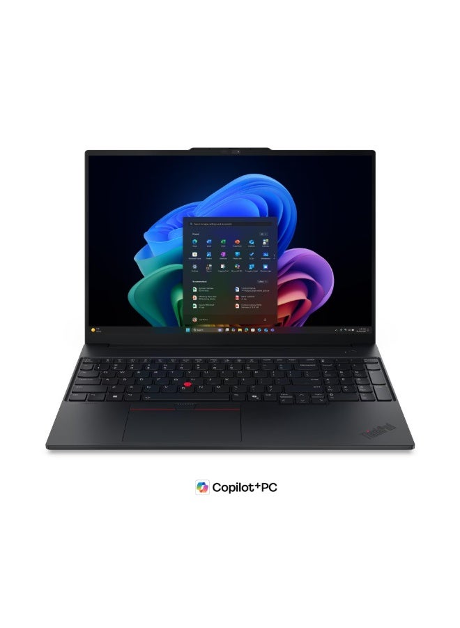 Lenovo ThinkPad E16 (Upgraded Version) Laptop With 16 Inch WUXGA (1920x1200) Display, Intel Core Ultra 5-226V Processor/16GB RAM DDR5/512GB SSD/Intel Arc Graphics/Windows 11 Pro/ black - Image 1