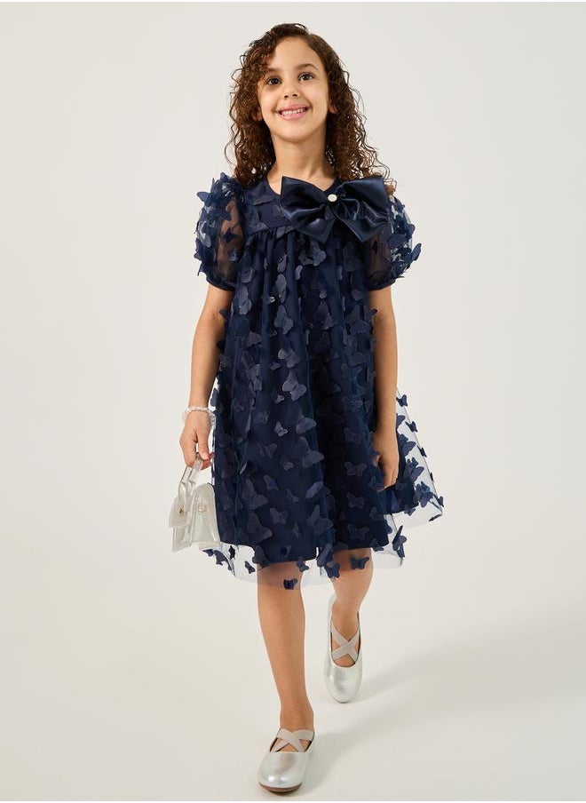 Styli Butterfly Overlay Dress  - Image 1