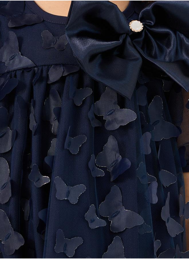 Styli Butterfly Overlay Dress  - Image 3