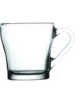 5DM Handled Glass Cup Set of 6 