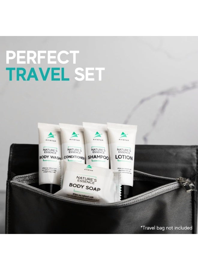 Avistar 90 Piece Hotel Soap & Bulk Toiletries - Travel Essentials for Hosts & Guests - Hotel Shampoo & Conditioner Supplies for Guests, Hotel Toiletries Bulk Set, Mini Bulk Travel Size Toiletries - Image 4