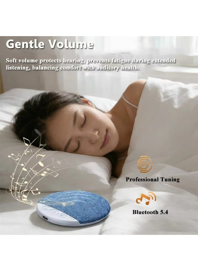 Jliyru Bluetooth Pillow Speaker for Sleeping, Mini Portable Under Pillow Speaker with White Noise Timer Wireless Sleep Aid with Stereo Bass Private Sleep Headphones for Side Sleeper Adult Kid - Image 4