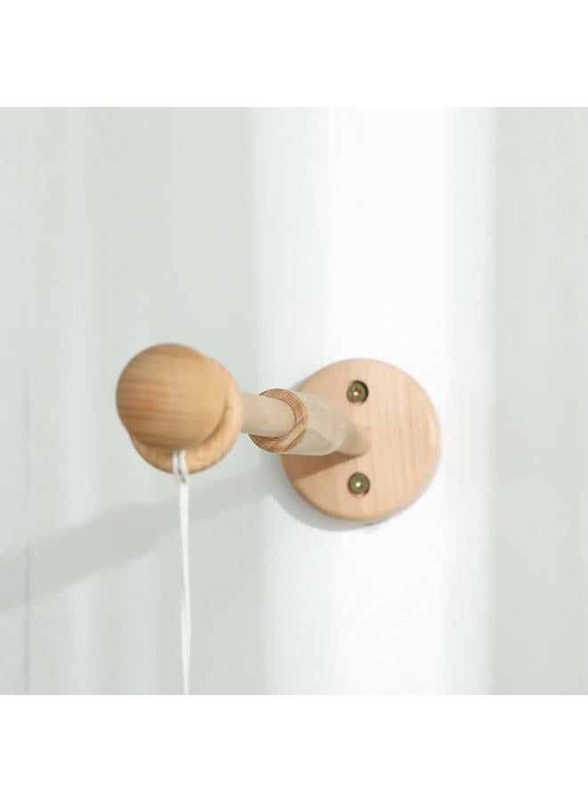 let's make Crib Mobile Wooden Arm, 21.6 inches Wall Mounted Suitable for All mobiles | 100% Natural Beech Mobile Hanger Mount Wall Holder | Nursery Decor for Sturdy Mobile for Newborn Boys and Girls - Image 5