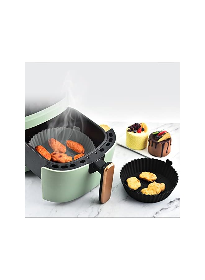 Raxoom Air Fryer Silicone Pot, Reusable Universal Air Fryer Accessories for Air Fryer Baking Roasting Oven Microwave Cake Baking Mould, Steamer etc - Image 2