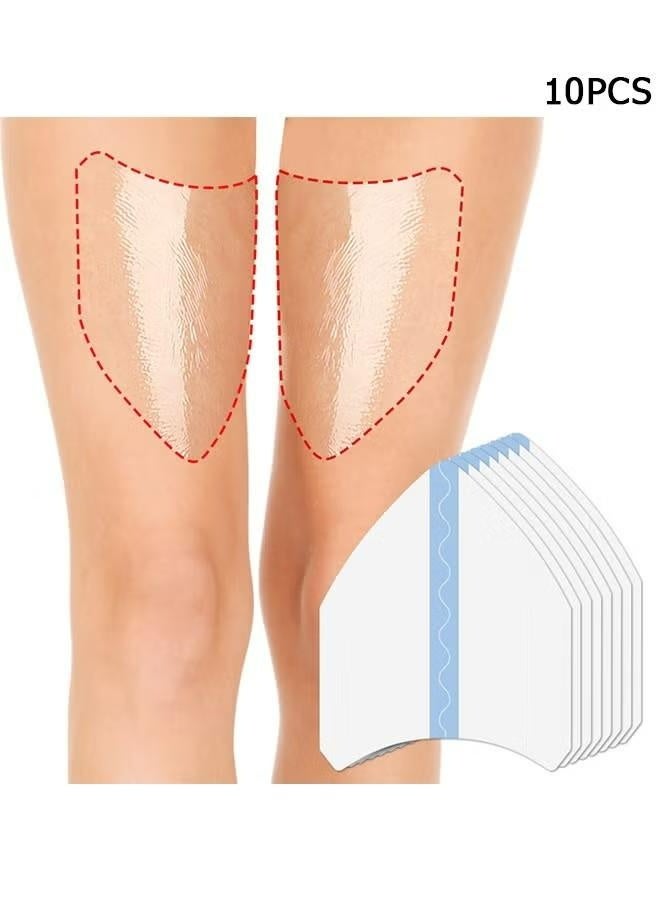 Anti-Chafing Thigh Stickers – Pack of 10 – A comfortable and invisible solution to prevent skin irritation, chafing, and friction under clothing. Perfect for sports, daily activities, and Hajj pilgrimage, ensuring smooth and irritation-free movement. - Image 1