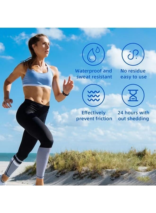 Anti-Chafing Thigh Stickers – Pack of 10 – A comfortable and invisible solution to prevent skin irritation, chafing, and friction under clothing. Perfect for sports, daily activities, and Hajj pilgrimage, ensuring smooth and irritation-free movement. - Image 4