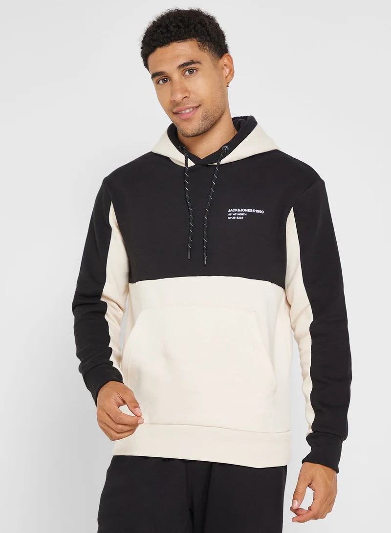 JACK & JONES Colorblock Hoodie