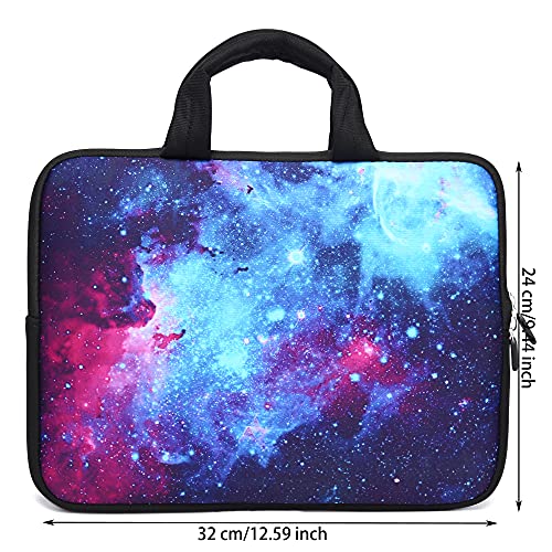 Baocool 11 11.6 12 12.1 12.5 inch Laptop Carrying Bag Chromebook Case Notebook Ultrabook Bag Tablet Cover Neoprene Sleeve for Apple MacBook Air Samsung Google Acer HP DELL Lenovo Asus (Galaxy) - Image 4
