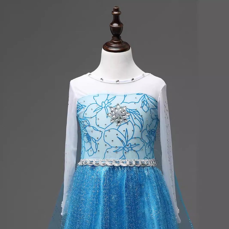 Frozen Glow Dress Princess Aisha Dress Mop Sequins Dress Cos Aisha Girl'S Veil Dress - Image 5