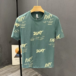 American Style High Street Mens Short-sleeved Summer Thin Letter Printed Half-sleeved T-shirt Youth Instagram Popular Brand Half-sleeved Mens Clothing Green CP684 - pzsku/Z6993EEFF890AFBF09084Z/45/1746229903/b1107f33-db34-4c32-bc1a-49f6217100c3