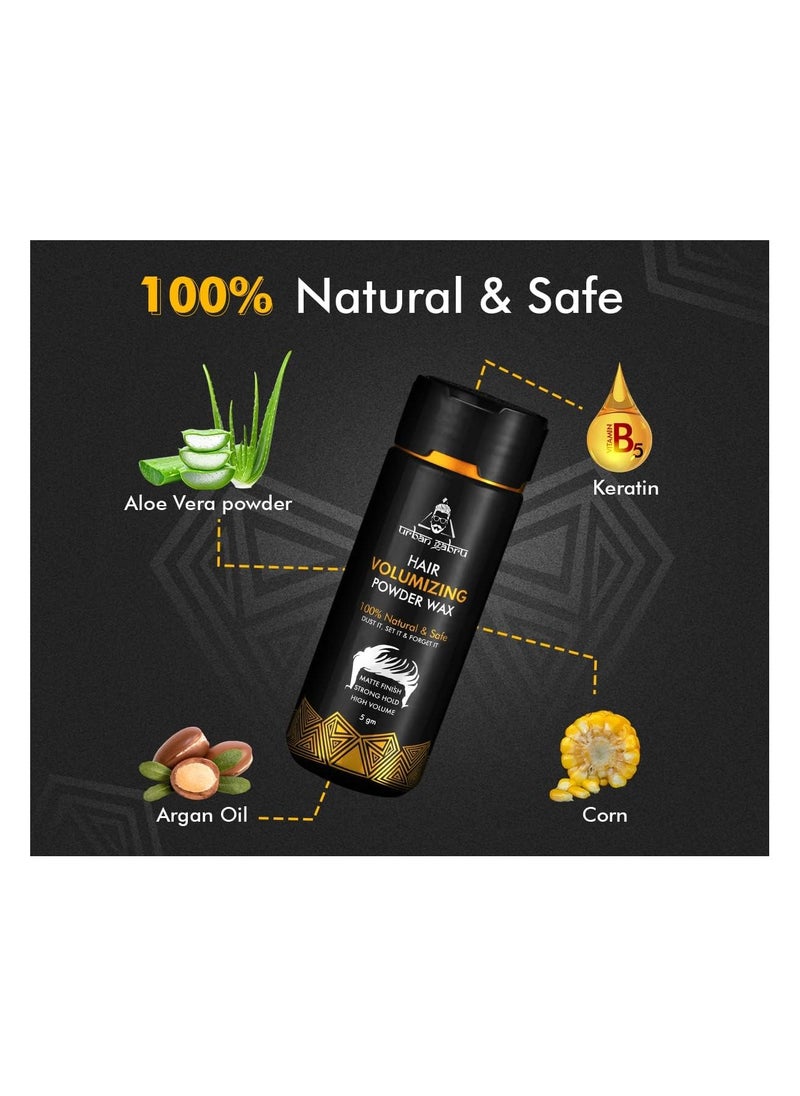 UrbanGabru UrbanGabru Hair Volumizing Powder Wax strong hold | Matte Finish styling powder 5g  - Image 2