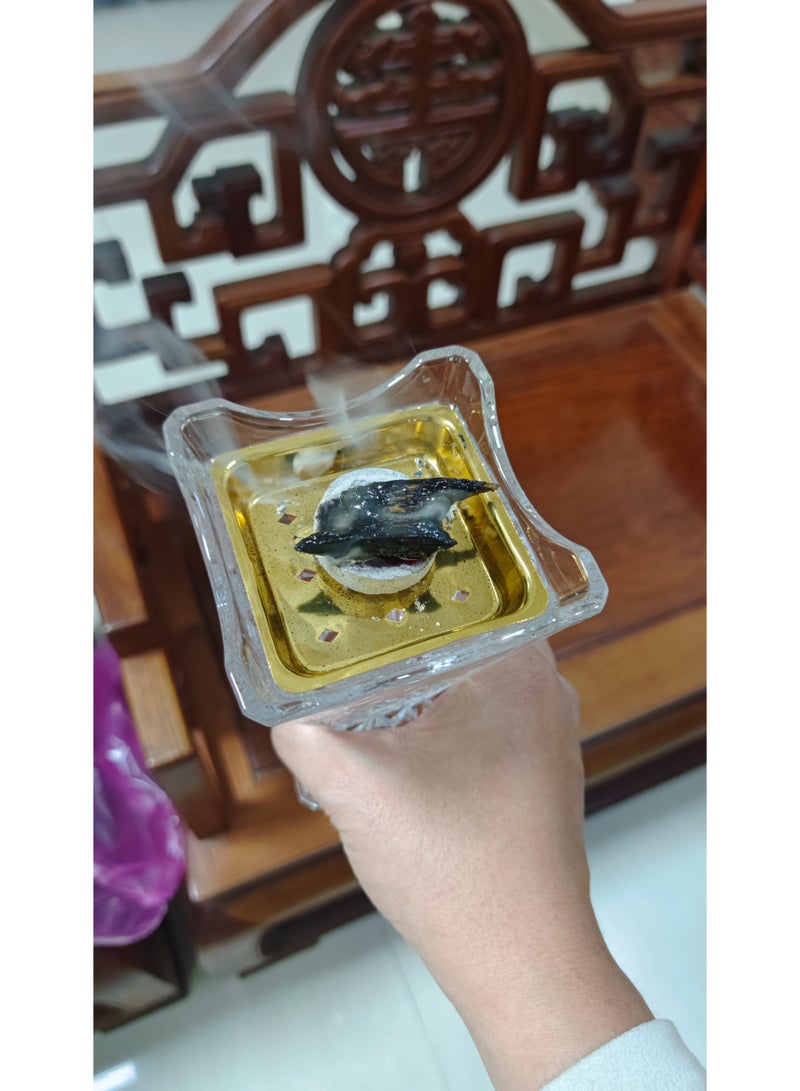 30 جرامًا من خشب القلب من نوع "تشي نان" الغارق من الدرجة التاسعة بنمط النمر والعروق السكرية — يتميز بعروق سكرية، وحلاوة العسل، وراتنج شمعي طري، مع رائحة طويلة الأمد عند حرقه بالفحم. - Image 5