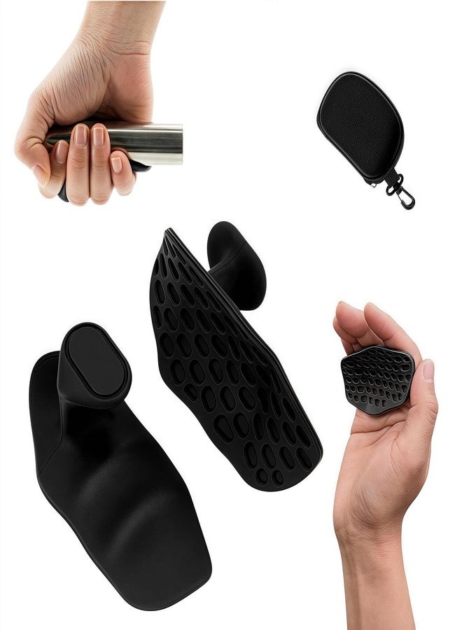 Kestilla Silicone Finger & Thumb Grip Pads for Gym | Anti-Slip Grip Hand Protectors for Lifting, Rowing | Prevents Blisters & Calluses - (Pair) - Image 1
