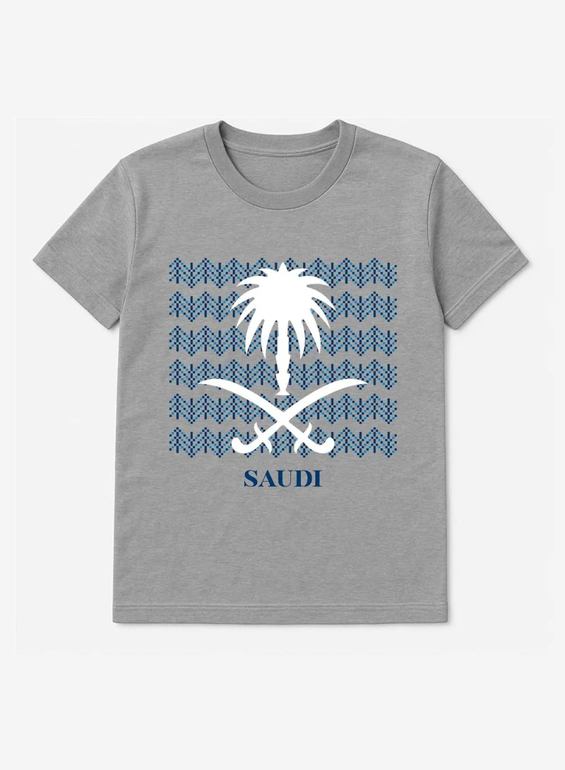 Lowha Cotton T-Shirt for Saudi National Day, Founding Day, Everyday Saudi Pride Wear for Women & Men