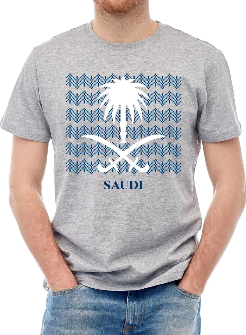 Lowha Cotton T-Shirt for Saudi National Day, Founding Day, Everyday Saudi Pride Wear for Women & Men