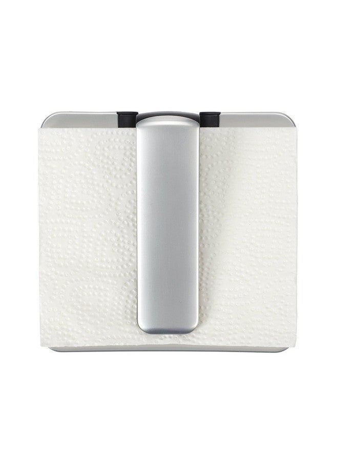 OXO OXO Good Grips SimplyPull Napkin Holder, Stainless Steel, Silver/Black  - Image 1