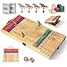 vixflux 21 Inches Horse Racing Game Horse Race Board Games with 11 Luxury Metal HorsesThickened Wood ChessboardChipsCards and Dice Classic Wooden Table Top Board Games for Adults and Family - Image 2