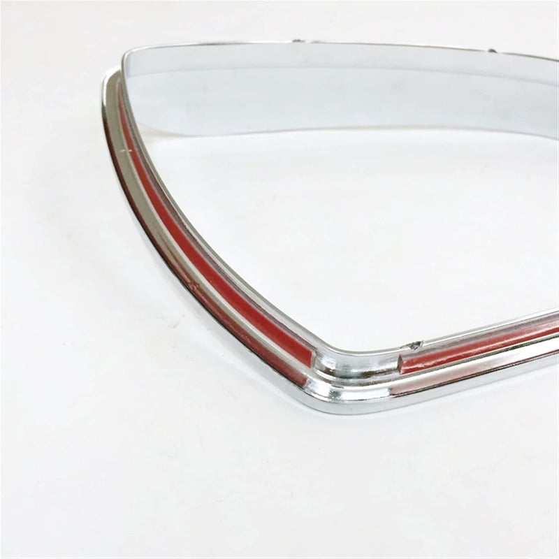 Wivplex 2PCS ABS Chromed Side Door Mirror Eyebrow Shield Cover - Image 3
