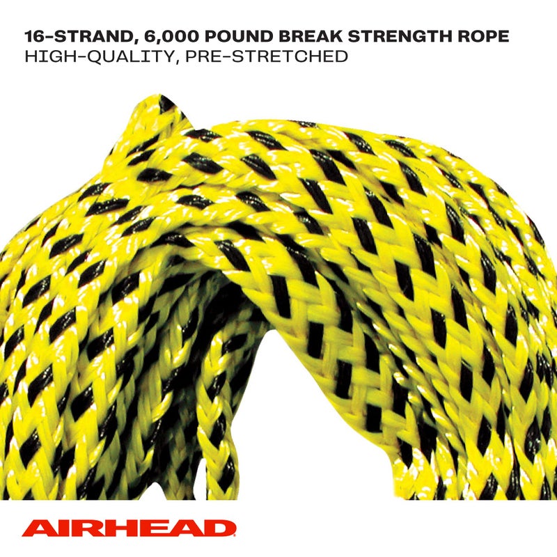 Airhead Tow Rope for 1-6 Rider Towable Tubes, 1 Section, 60-Feet - Image 4
