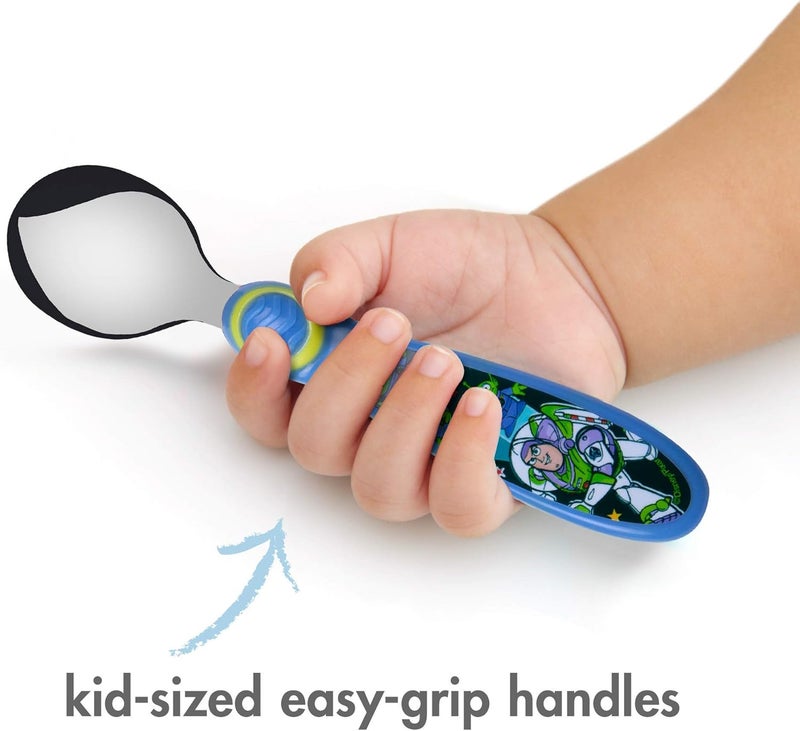 The First Years Toy Story Sculpted Flatware Set - 3 Piece Set for Kids - Image 3