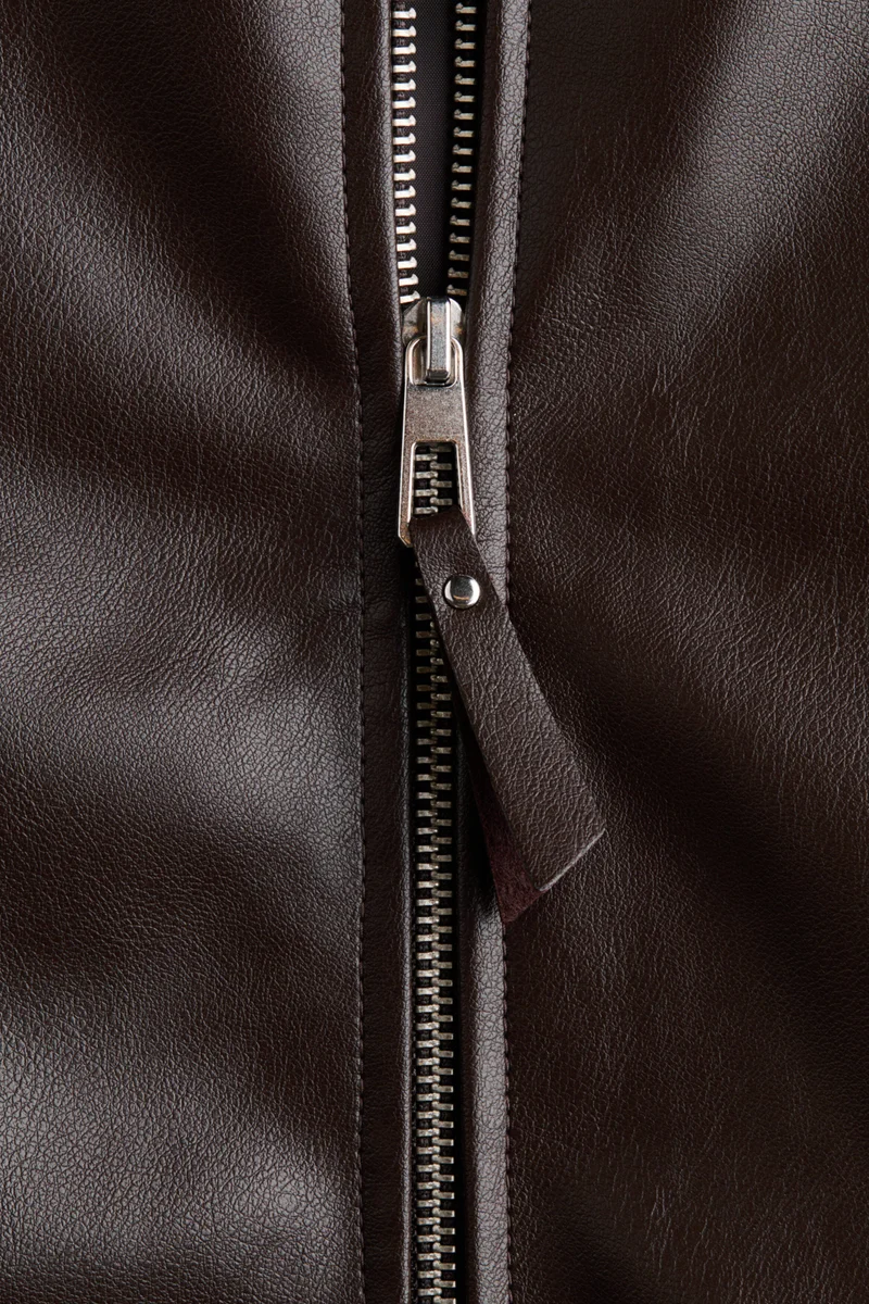 H&M  Coated funnel-collar jacket for Women | Best Price UAE