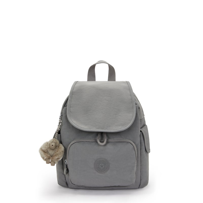 kipling City Pack Mini Inviting Grey Small Backpack - Image 1