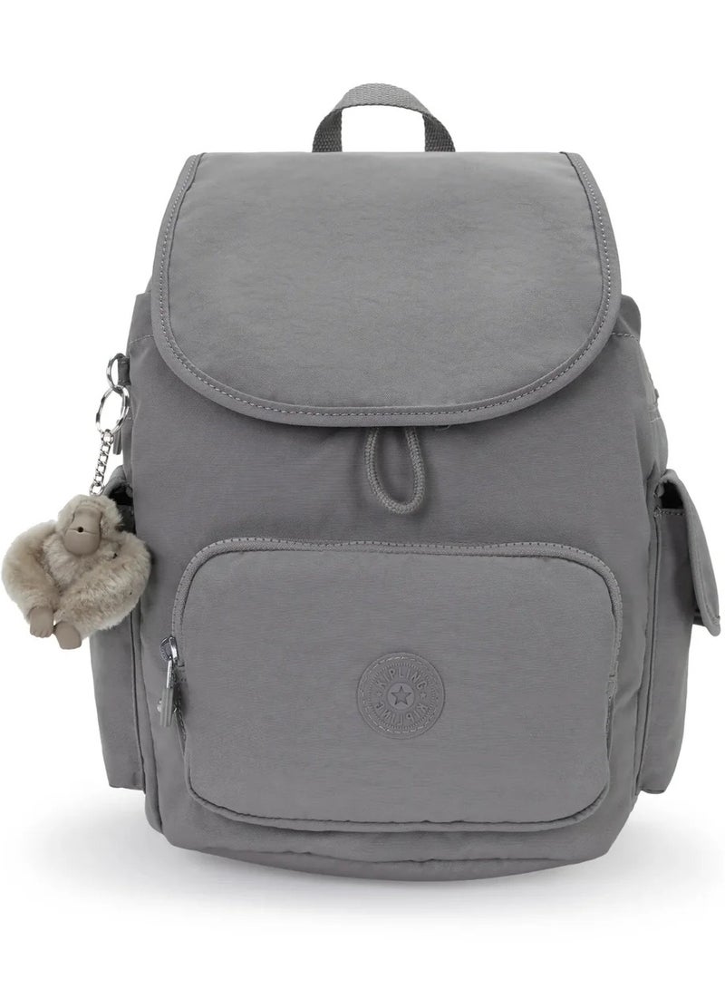 kipling حقيبة ظهر صغيرة رمادية جذابة من سيتي باك ميني - Image 1