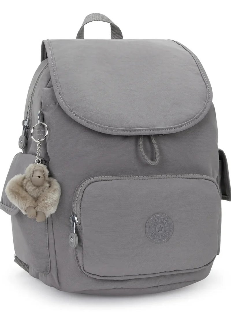 kipling حقيبة ظهر صغيرة رمادية جذابة من سيتي باك ميني - Image 5