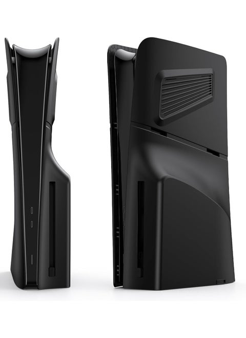 Premium ABS Replacement Shell for PS5 Slim Disc Edition (Black)