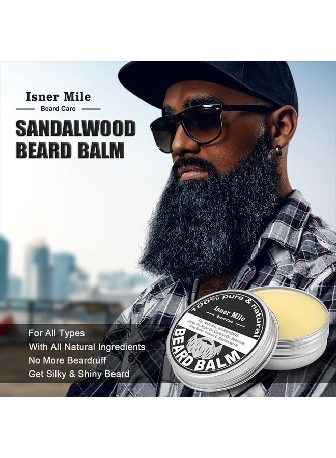 Comfy Mate Isner Mile Beard Kit for Men, Grooming & Trimming Tool Complete Set with Shampoo Wash, Beard Care Growth Oil, Balm, Brush, Comb, Scissors & Storage Bag, Perfect Gifts for Him Man Dad Father Boyfriend - Image 5