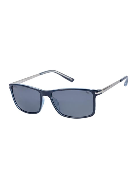 men Precision 8506 Polarized Reactangle Sunglasses Blue 58 mm