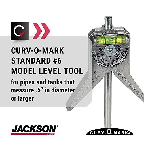 Jackson Safety أداة تحديد مركز أنابيب جاكسون سيفتي - رأس على شكل Y قياسي 4 بوصة، قياس الأنابيب 0.5 بوصة وما فوق - كيرف-أو-مارك قياسي 6 - Image 2