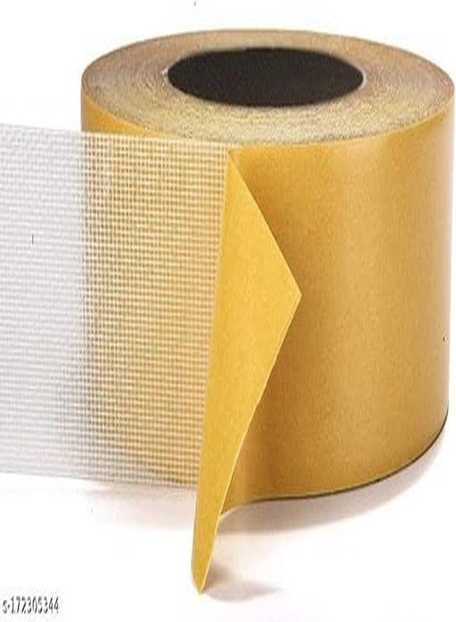 KORTELOZ Double Sided Coated Adhesive Cloth Tape with Yellow Glassine Paper 50 mm Width [2"inchi] x 20 Meter LengthKOR-P047 - Image 5
